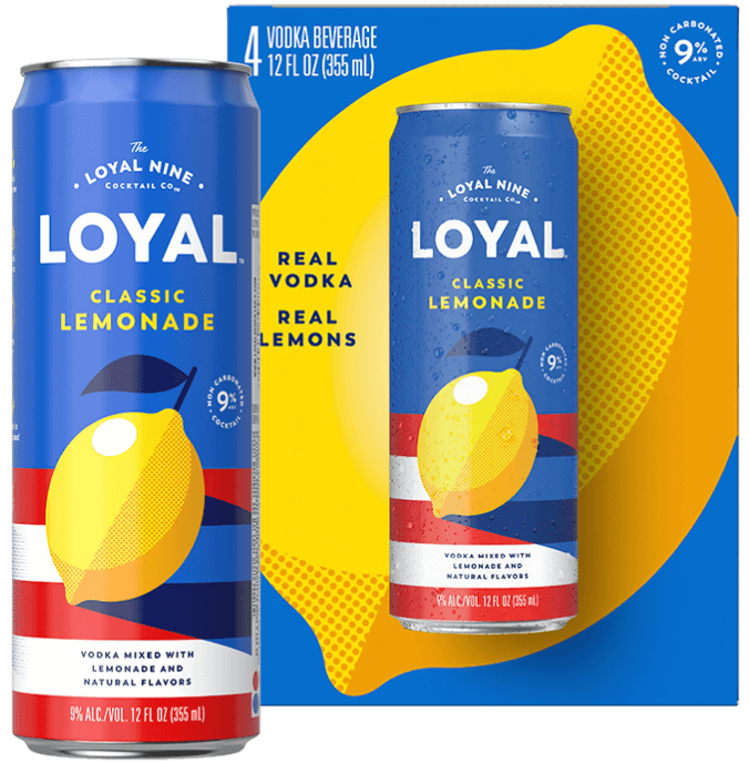 Can of Loyal 9 Lemonade